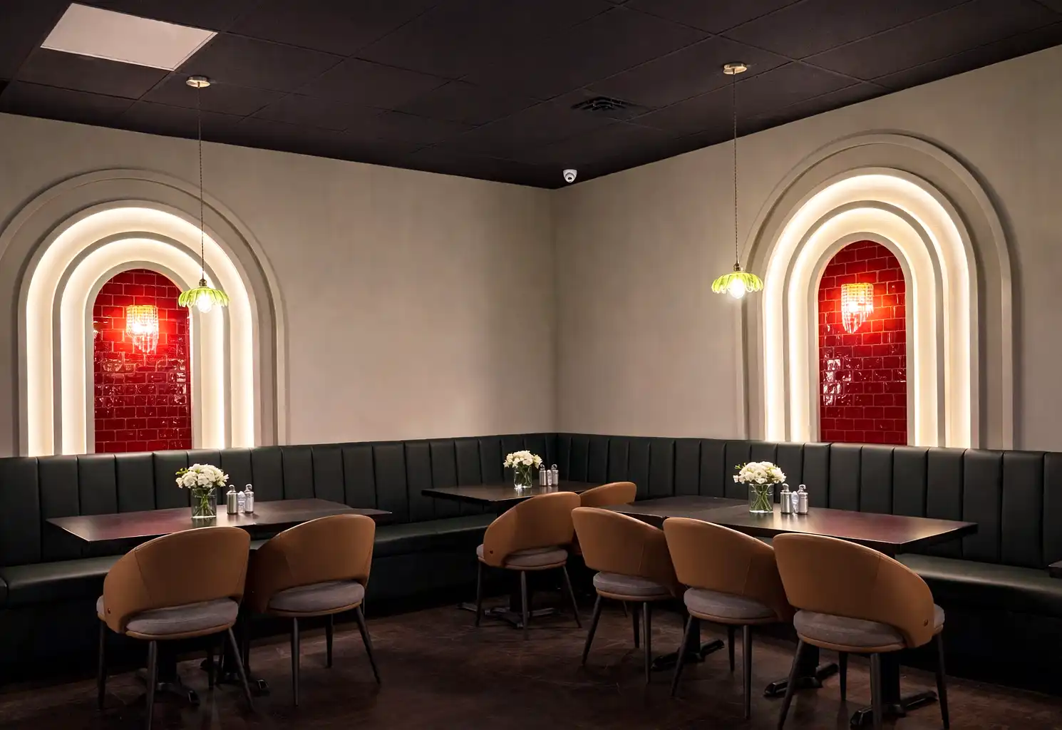 Kahaani Restaurant custom booth seating Winnipeg MB