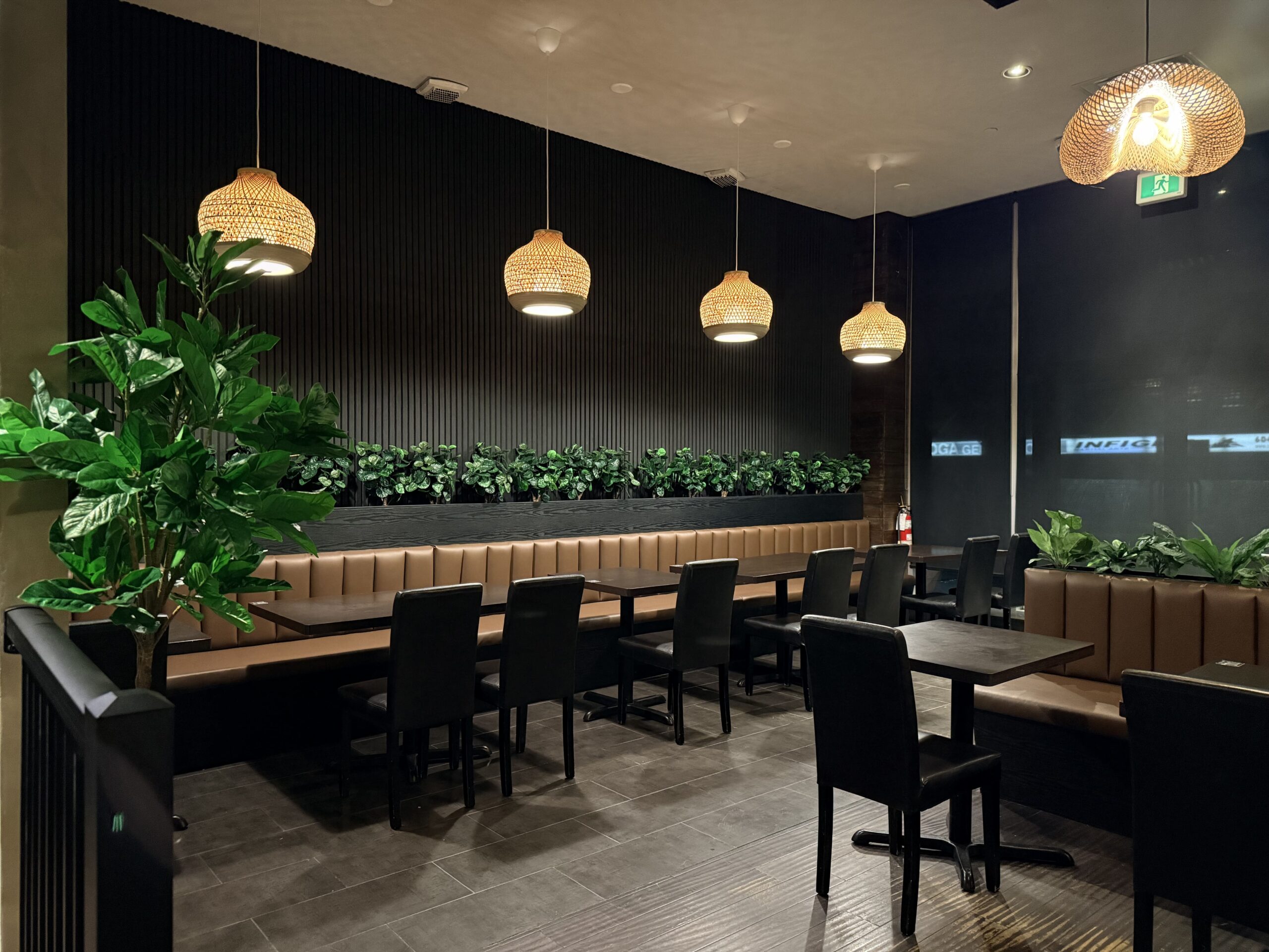 Ma-Now Thai Kitchen custom booth seating Coquitlam BC